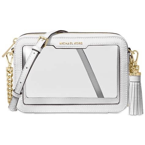 michael kors bag side|michael kors clear crossbody bag.